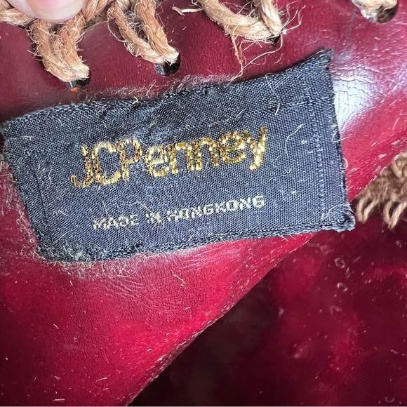 VTG 70s Boho Floral Tapestry Woven Canvas Purse Hong Kong JCPenney Cottagecore - Picture 8 of 9